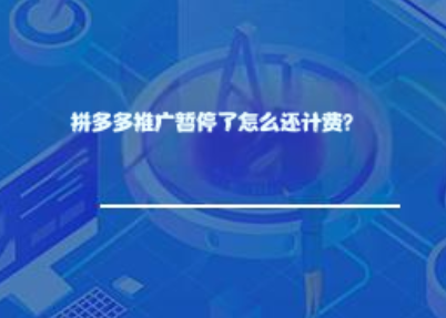拼多多推广暂停了怎么还计费? 拼多多推广暂停了怎么还计费?