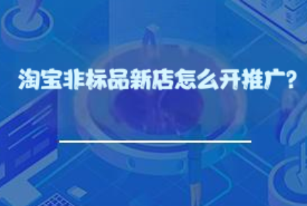 淘宝非标品新店怎么开推广? 淘宝非标品新店怎么开推广?
