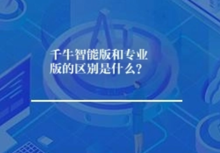 千牛智能版和专业版的区别是什么？