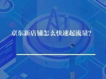 京东新店铺怎么样快速起流量？