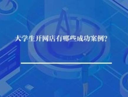 大学生开网店有哪些成功案例？