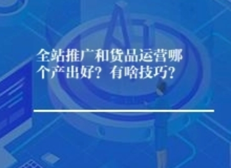 全站推广和货品运营哪个产出好？有啥技巧？